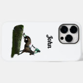 Jockey Cheval En Vert iPhone / coque ipad (Verso (horizontal))