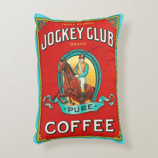 Jockey Club Coffee Accent Kussen (Voorkant(Verticaal))