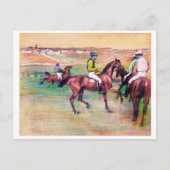 Jockey en Race Horse, Edgar Degas Briefkaart (Voorkant)
