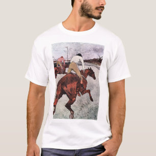 Jockey en Race Horse, Lautrec T-shirt