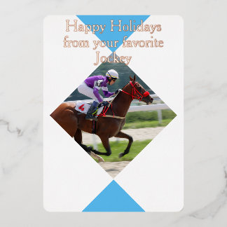 jockey foto folie uitnodiging