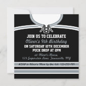 Jockey sur glace Jersey Invitations du parti à thè (Devant)