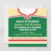 Jockey sur glace Jersey Invitations du parti à thè (Devant)