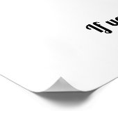 Jockey van Jumper Horse in Green Poster (Hoek)