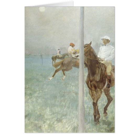 Jockeys Before the Race par Edgar Degas (Devant)