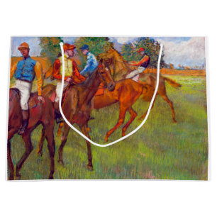 Jockeys en Race Horses, Edgar Degas Groot Cadeauzakje