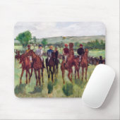 Jockeys en Race Horses, Edgar Degas Muismat (Met muis)
