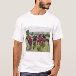 Jockeys en Race Horses, Edgar Degas T-shirt