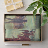 Jockeys en Race Horses, Edgar Degas Tissuepapier (Geschenk)