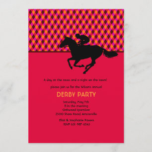 Jockey's pride-uitnodiging kaart