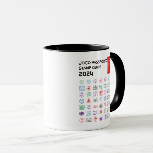 JoCo Passporto 2024 Postzegelgids Mok (Voorkant rechts)