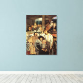 Joden van Maurycy Gottlieb - Circa 1878 Canvas Afdruk (Insitu (Houten vloer))