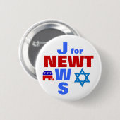 Joden voor Newt Ronde Button 5,7 Cm (Voorkant /achterkant)