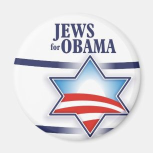 Joden voor Obama magnet Magneet