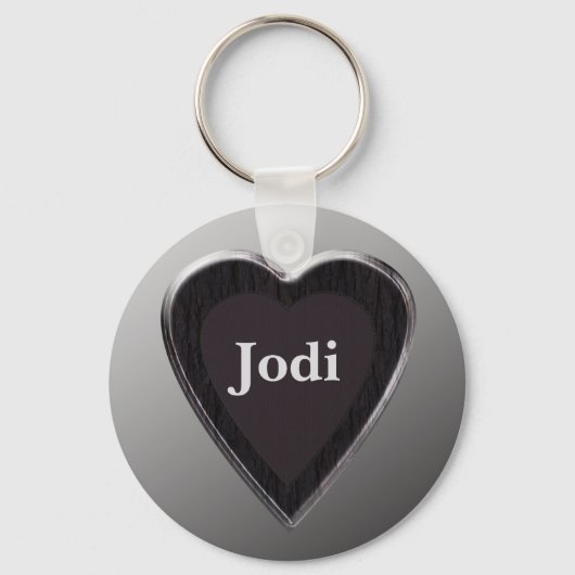 Jodi Heart Keychain by 369MyName (Voorkant)