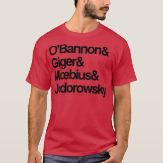 Jodorowskys Dune OBannon Giger Moebius en Jodorow T-shirt