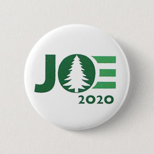 Joe 2020 Green Logo Ronde Button 5,7 Cm