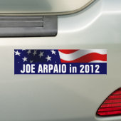 Joe Arpaio in 2012 Bumpersticker (Op auto)