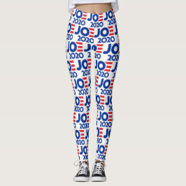 Joe Biden 2020  achtergrond Yoga Leggings