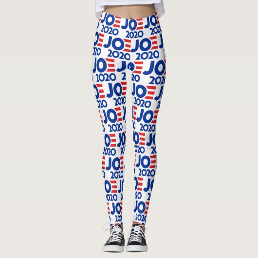 Joe Biden 2020  achtergrond Yoga Leggings (Voorkant)