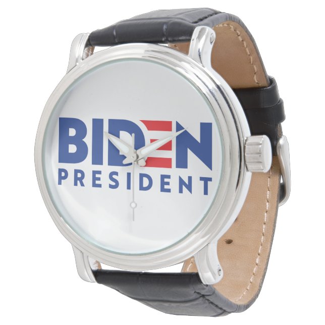 Joe Biden 2020 Biden voor President Horloge (Gekanteld)