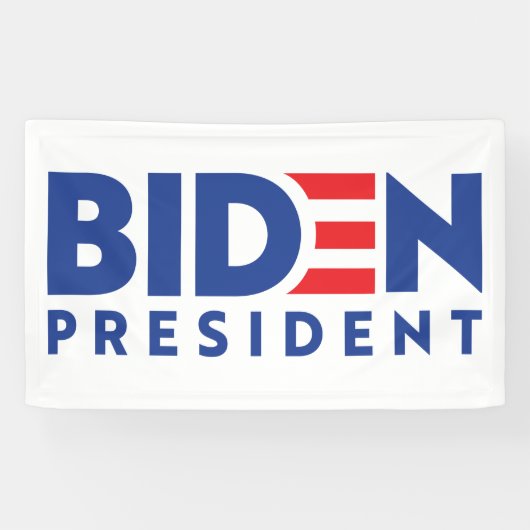 Joe Biden 2020 Biden voor President Spandoek (Horizontaal)