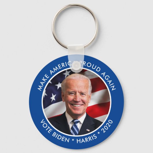 Joe Biden 2020 Collectible Keepomwille Foto Sleutelhanger (Voorkant)