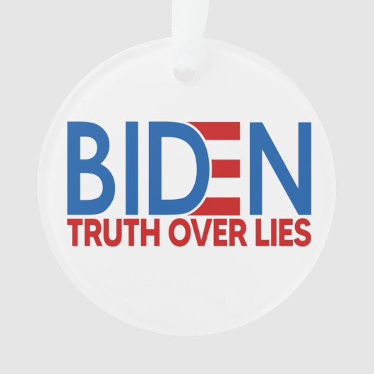 Joe Biden 2020 Truth over Les Ornament (voorkant)
