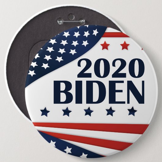 Joe Biden 2020 Verkiezing Ronde Button 6,0 Cm (Voorkant /achterkant)