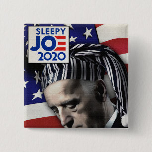 Joe Biden 2020 Vierkante Button 5,1 Cm