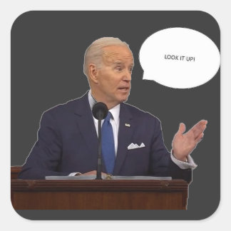 Joe Biden 2023: Zoek het op Sticker