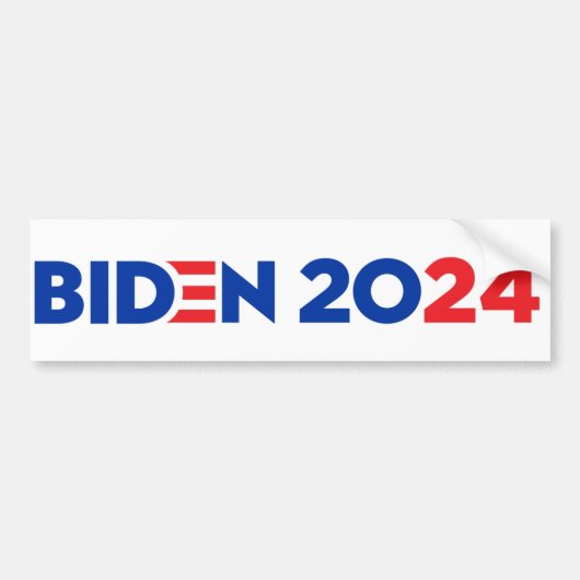 Joe Biden 2024 Bumpersticker (Voorkant)