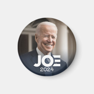 Joe Biden 2024 voor President Foto Magneet