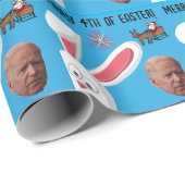 JOE BIDEN 4TH OF EASTER CHRISTMAS FUNNY CADEAUPAPIER (Rol Hoek)