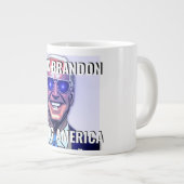Joe Biden als Dark Brandon Giant Coffee Mok (Voorkant rechts)