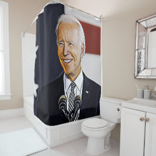 Joe Biden Art Shower Curtain Douchegordijn