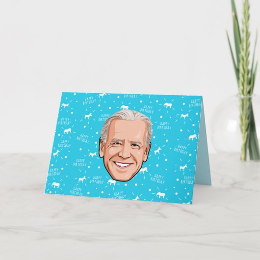 Joe Biden Birthday Bedankkaart (Voorkant)
