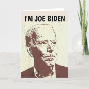JOE BIDEN BIRTHDAY OF EVENTUELE ARBEIDSKAARTEN BEDANKKAART