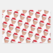 Joe Biden Blue Kerstmis Inpakpapier Vel (Voorkant 2)