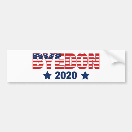 JOE BIDEN BUMPERSTICKER - BYE DON 2020 (Voorkant)