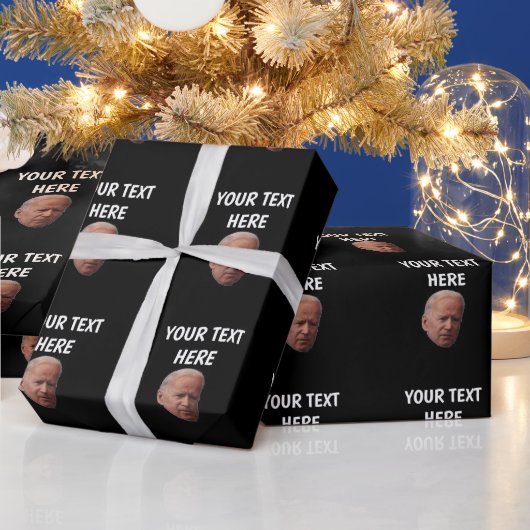JOE BIDEN CHRISTMAS PERSONALIZED WRAPPING PAPIER (Feestdagen)