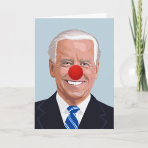 JOE BIDEN CLOWN CARTES D'ANNIVERSAIRE