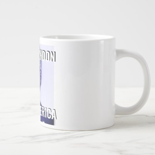 Joe Biden comme Dark Brandon Mug de café géant (Droite)