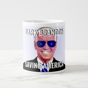 Joe Biden comme Dark Brandon Mug de café géant