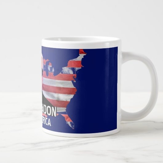 Joe Biden comme Dark Brandon Mug de café géant (Droite)