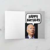 JOE BIDEN CONFONDU LES CARTES AMUSANTES D'ANNIVERS (Intérieur)