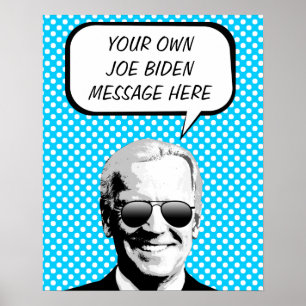 Joe Biden dacht na te denken Poster
