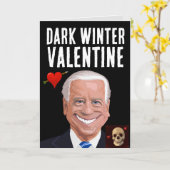 JOE BIDEN DARK HIVER GOTHIC VALENTINES CARTES DE J (Fleur jaune)