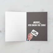 JOE BIDEN DARK WINTER FUNNY CHRISTMAS CARTES (Intérieur)