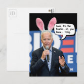 Joe Biden Easter Bunny Briefkaart (Voorkant / Achterkant)